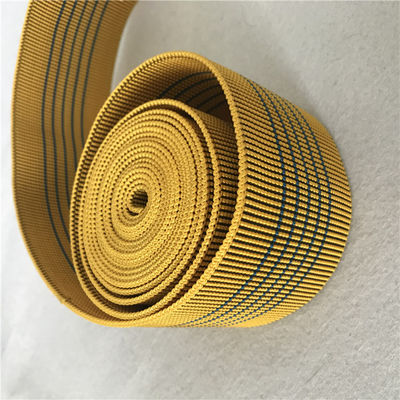 China Yellow Sofa Elastic Webbing 50 Mm Or Customized For Furniture Accessories supplier