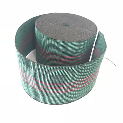 China 40% elongation high strength polyester webbing strap width 8cm green color supplier