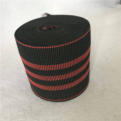 China rattan cane webbing jacquard elastic webbing width 10cm in black color supplier