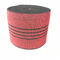 3 Inch Sofa Elastic Webbing 70mm Width Red 50%-60% Elongation With Black Lines supplier