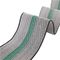 Strong 3 Inch Sofa Elastic Webbing 70mm Width Grey Color With Green Lines supplier