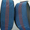 High Tenacity Custom Lawn Elastic Chair Webbing Blue With 3 Red Straps supplier