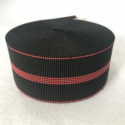 China Eco - Friendly Durable Sofa Elastic Webbing 40%-50% Elongation Easy To Install supplier