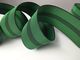 3 Inch Sofa Elastic Webbing High Tenacity Band Green With 4 Black Lines supplier