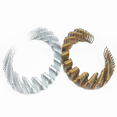 Anti Rust Zig Zag Sofa Springs Black / Silver / Golden Color High Carbon Steel Wire supplier
