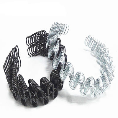 Anti Rust Zig Zag Sofa Springs Black / Silver / Golden Color High Carbon Steel Wire supplier
