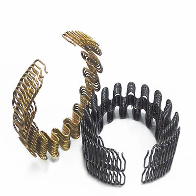 Anti Rust Zig Zag Sofa Springs Black / Silver / Golden Color High Carbon Steel Wire supplier