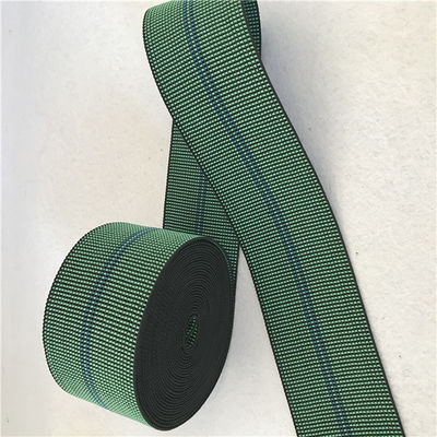 60mm Width Furniture Webbing Straps , 2 Blue  Line Upholstery Webbing Straps supplier