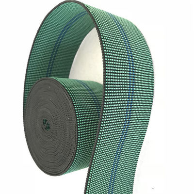 60mm Width Furniture Webbing Straps , 2 Blue  Line Upholstery Webbing Straps supplier