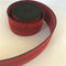 50mm High Tenacity Outdoor Furniture Webbing Red With 3 Black Lines supplier