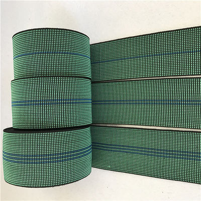 100% Polyester Upholstery Webbing For Chairs , 42g/M Patio Chair Webbing Replacement supplier