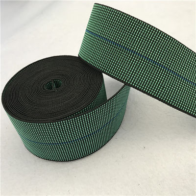 100% Polyester Upholstery Webbing For Chairs , 42g/M Patio Chair Webbing Replacement supplier