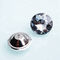 Multi Style Various Size Crystal Rhinestone Buttons Transparent 25mm Diameter supplier
