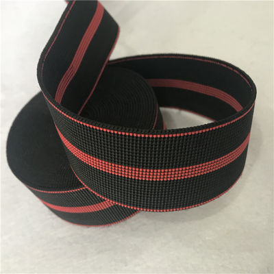 Eco - Friendly Durable Sofa Elastic Webbing 40%-50% Elongation Easy To Install supplier