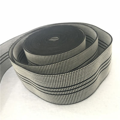 Polypropylene 2 Inch Sofa Elastic Webbing Distinct Look And Smooth Tailoring supplier