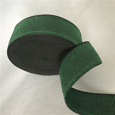 80%-90% Elongation Elastic Straps For Sofa , Printed Upholstery Webbing Clips supplier