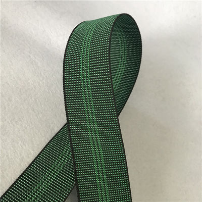 Environmental Protect Elastic Belt For Sofa , 5cm Width Couch Elastic Webbing supplier