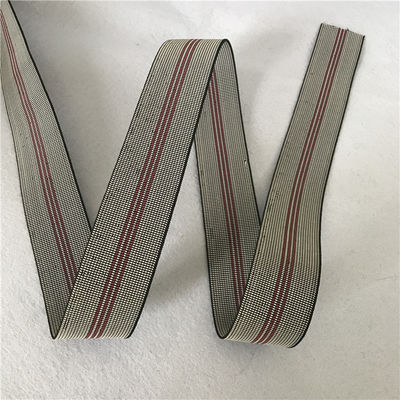 40% elongation PE elastic webbing straps 50mm Width For Sofa Seat supplier