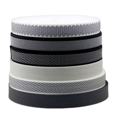 Woven Design 20mm Sewing Edge Tape Polyester Pp Material Plate / Stripe Pattern supplier