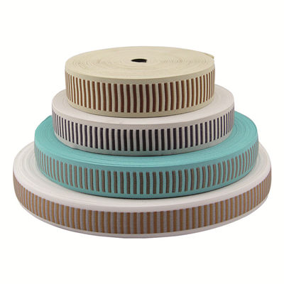 Woven Design 20mm Sewing Edge Tape Polyester Pp Material Plate / Stripe Pattern supplier