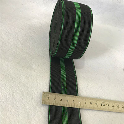 reflective polyester webbing width 50mm black color use for sofa seat supplier