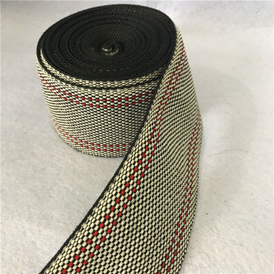 White Color Outdoor Furniture Webbing For Outdoor Chairs Anti - Wrinkle 9cm Width supplier