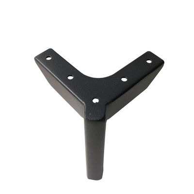 Iron Finishing Metal Sofa Legs Black Color Modern And Smooth Design supplier