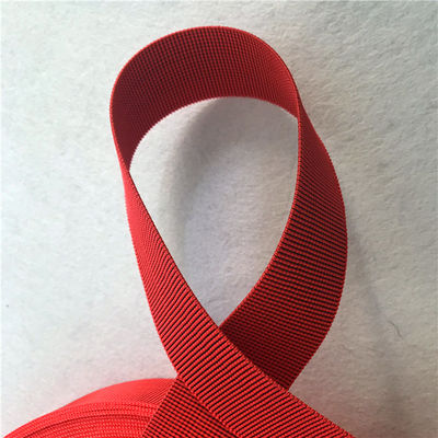 Outdoor Furniture Cover Type Elastic Upholstery Webbing in red color supplier