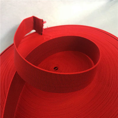 Outdoor Furniture Cover Type Elastic Upholstery Webbing in red color supplier