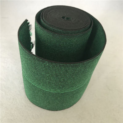 Europe stlye High Tenacity Elastic Webbing Green Color Width 12cm For Sofa supplier